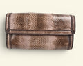 Bottega Pink Python Wallet