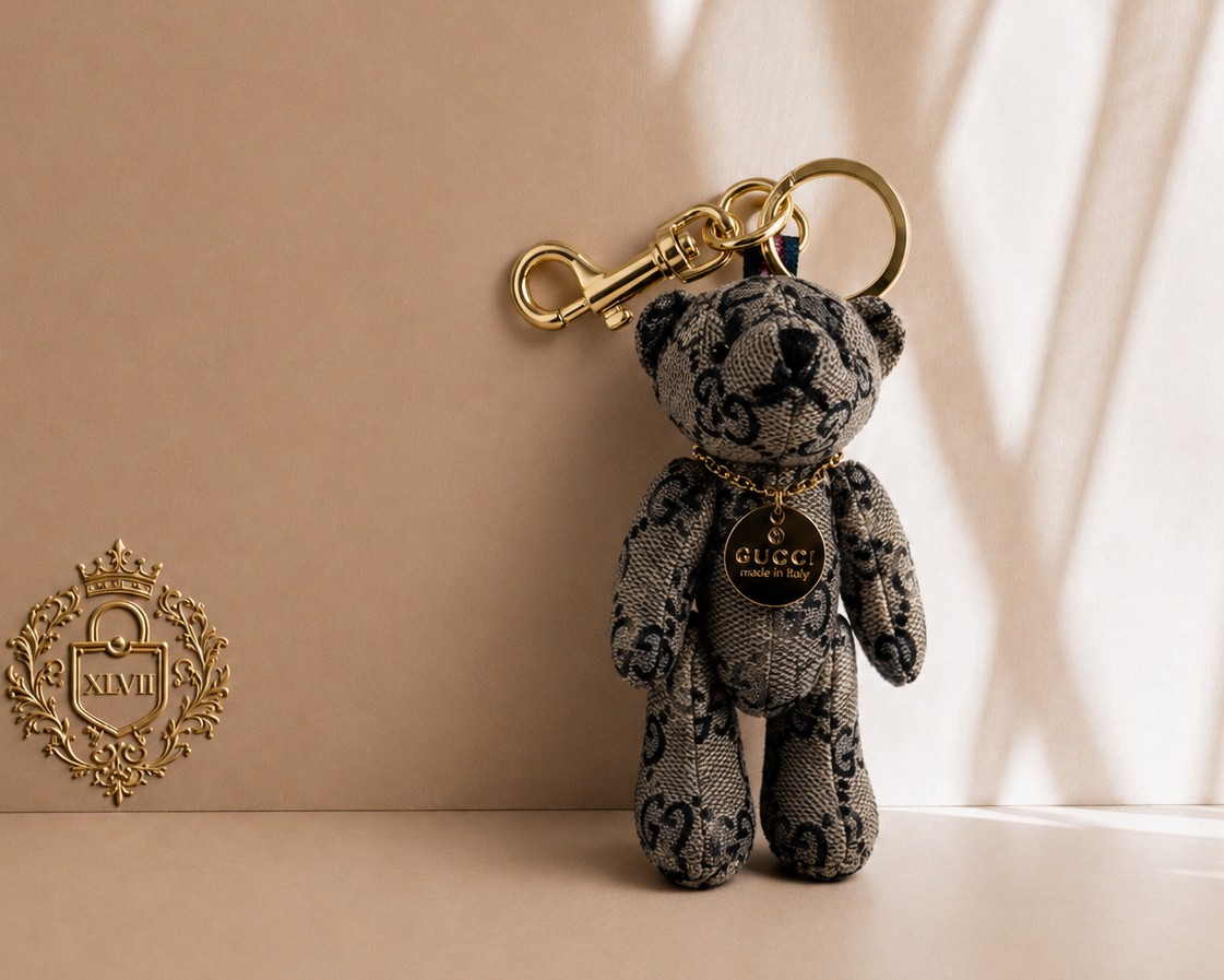Upcycled Gucci Bear Charm