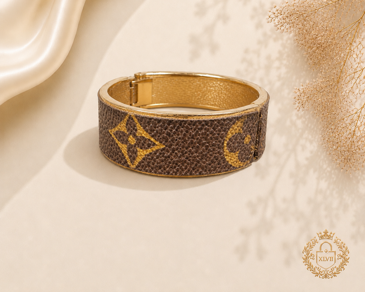 Upcycled Louis Vuitton Bangle