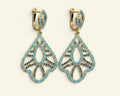 Black/blue Dangle
