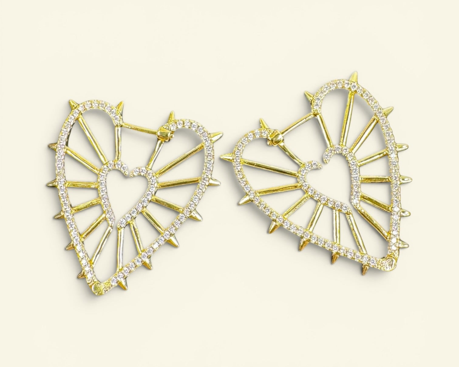 Heart earrings