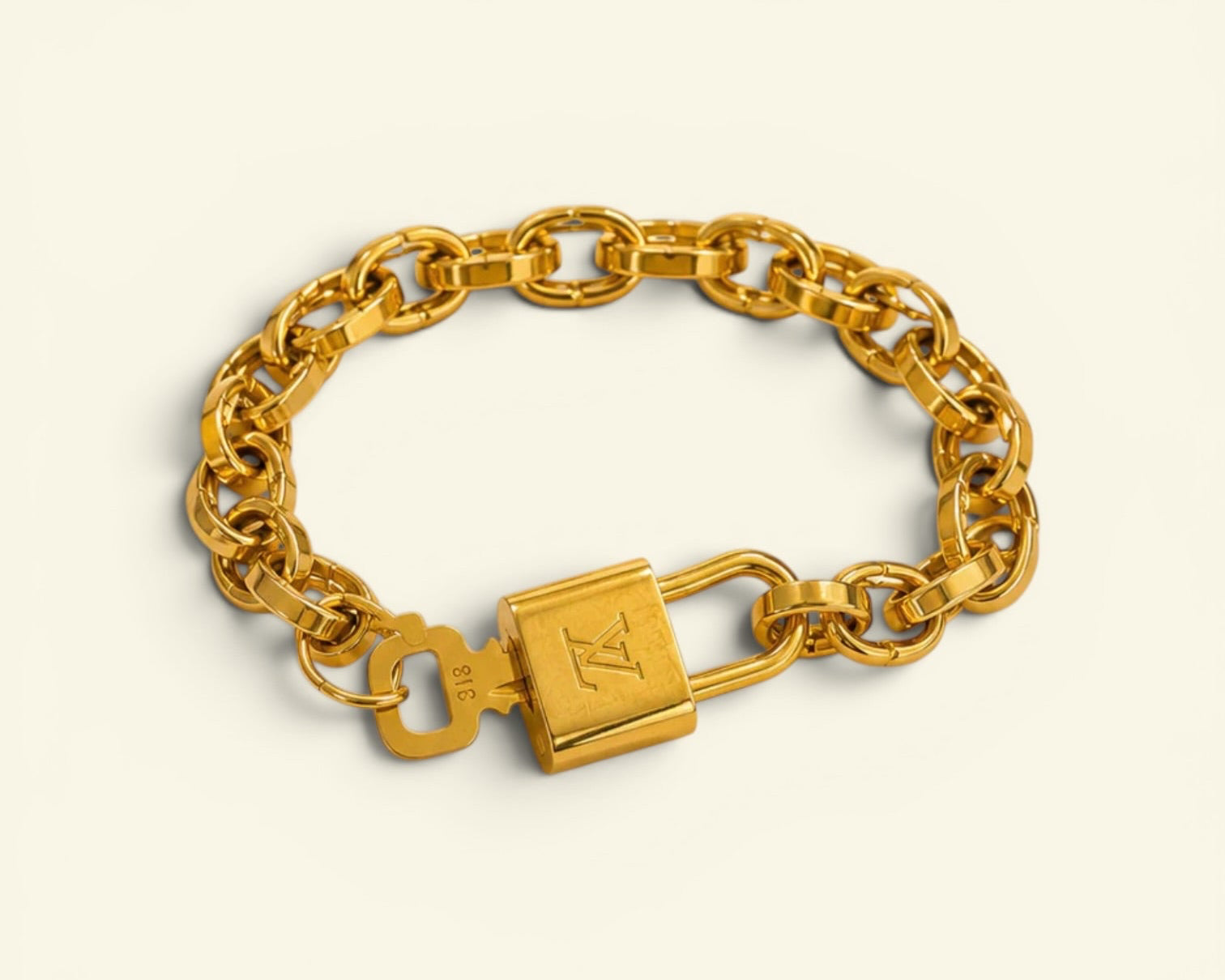 LV Lock & Key Bracelet