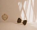Upcycled LV hair clip