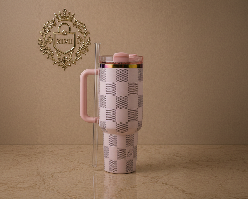 Stanley cup with LV print