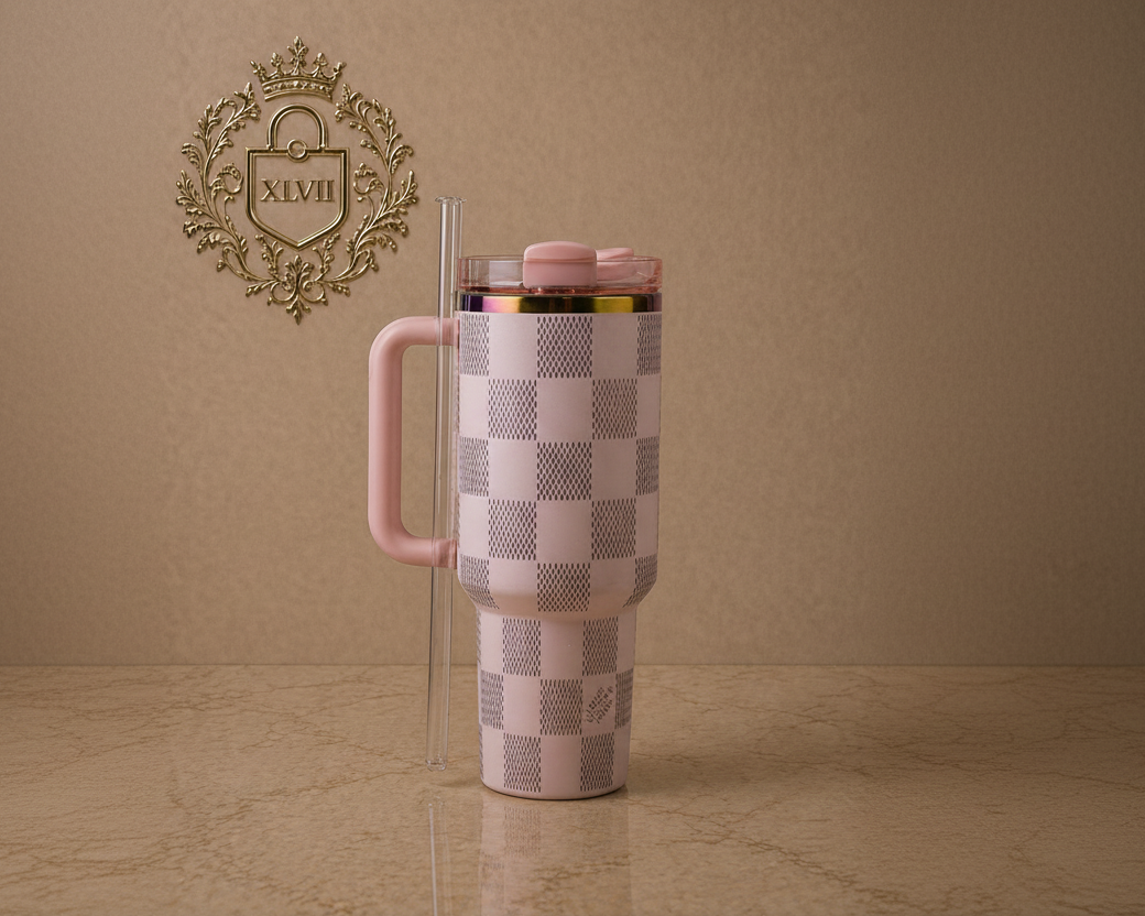 Stanley cup with LV print
