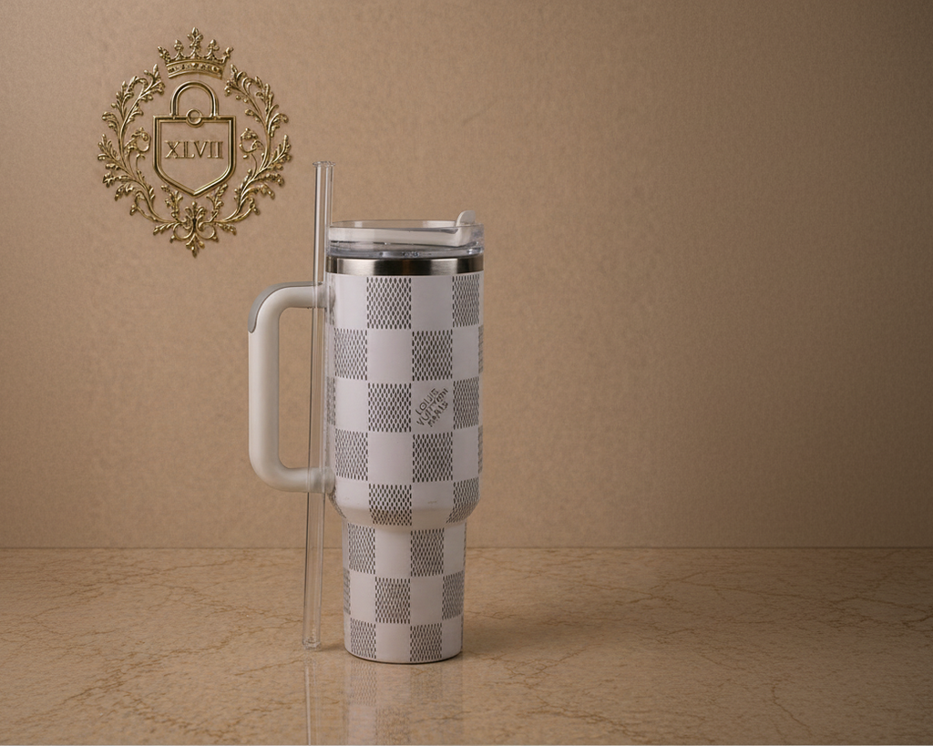 Stanley cup with LV print