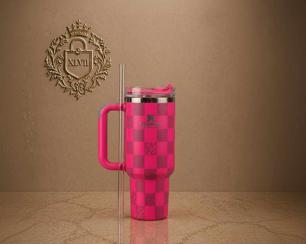 Stanley cup with LV print