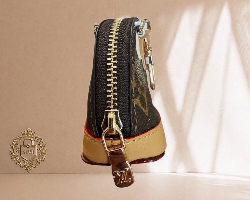 Upcycled LV Alma charm