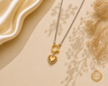 Gold heart necklace