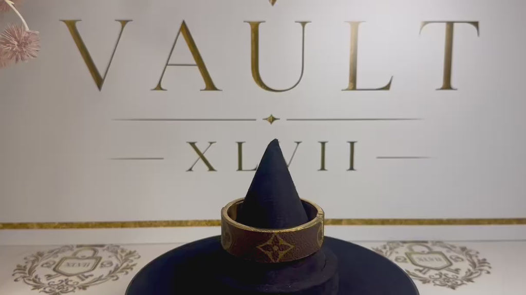 Upcycled Louis Vuitton Bangle