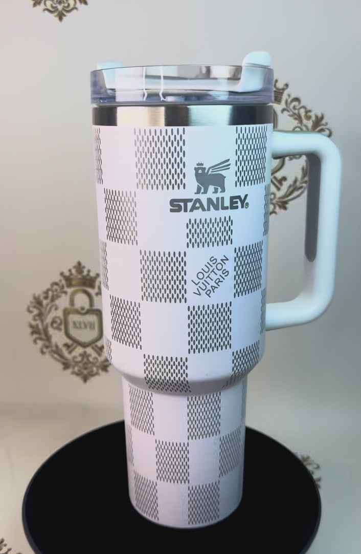 Stanley cup with LV print
