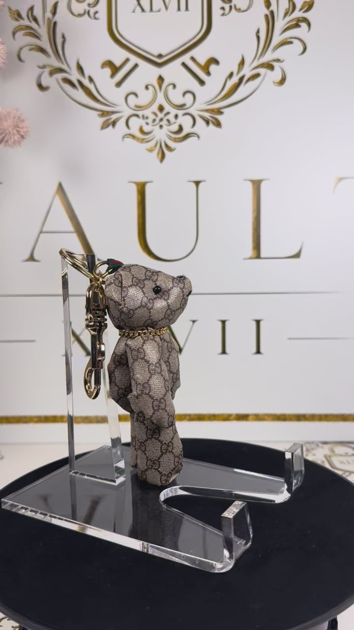 Upcycled Gucci Bear Charm