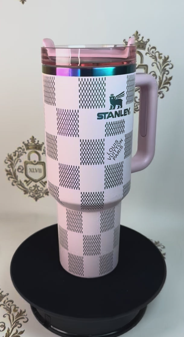 Stanley cup with LV print