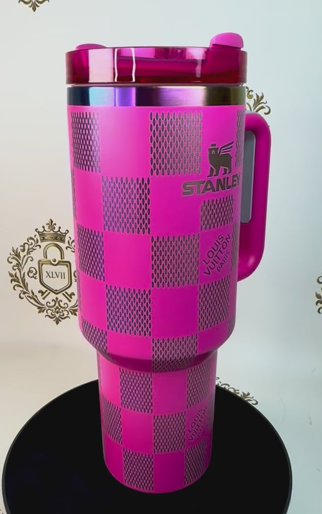 Stanley cup with LV print