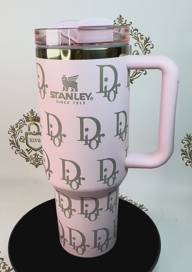 Stanley cup with Dior print